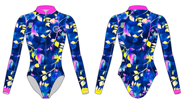 Midnight Glow - Long Sleeve Swimsuit - Limited Edition