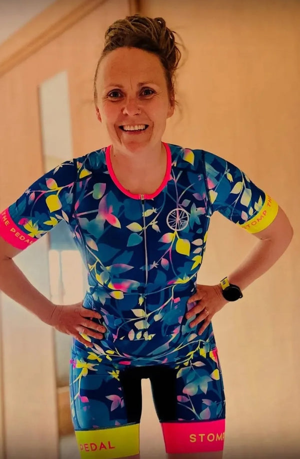 Midnight Glow - Aero Short Sleeve Trisuit - Limited Edition