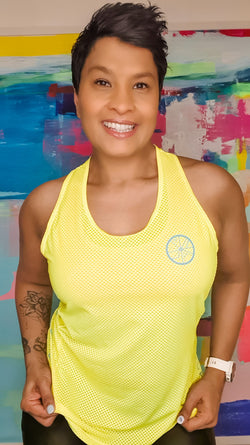 Women's Racerback Singlet - Ray of Sunshine - Stomp the Pedal