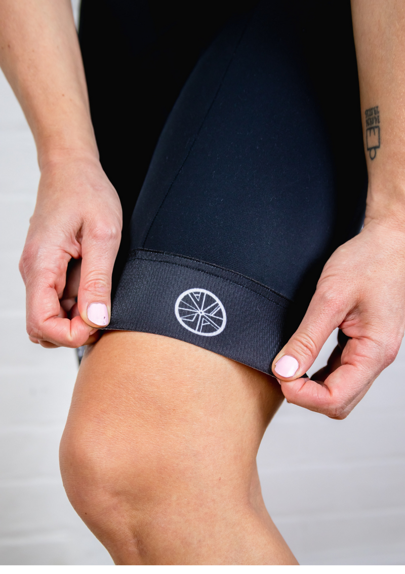 STP 'Signature' Black Cycle Bibs - Stomp the Pedal