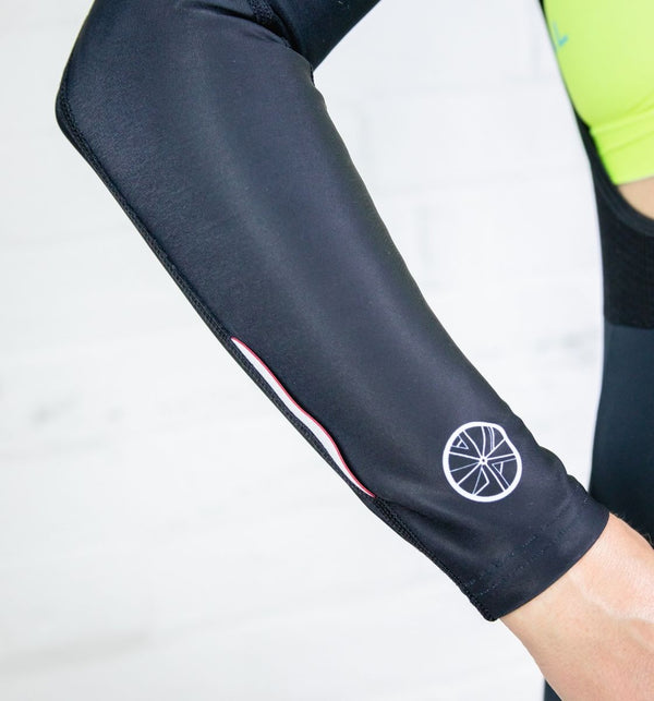 STP Signature Arm Warmers - Black - Stomp the Pedal