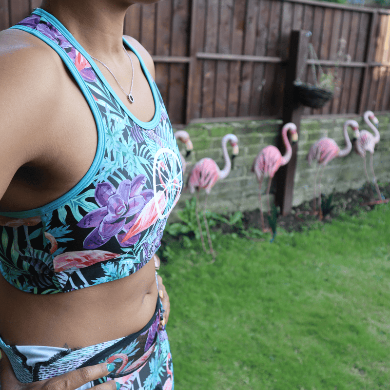'Be Flamazing' Sports Bra - Stomp the Pedal