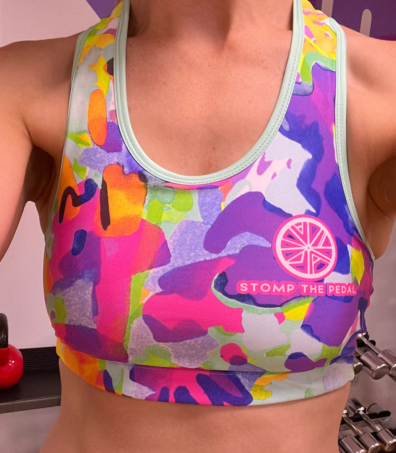 'Kaleidoscope' Sports Bra