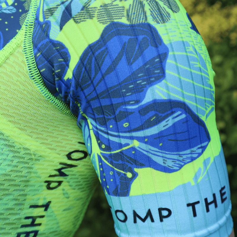 'Ohana' Short Sleeve Aero Trisuit - Stomp the Pedal