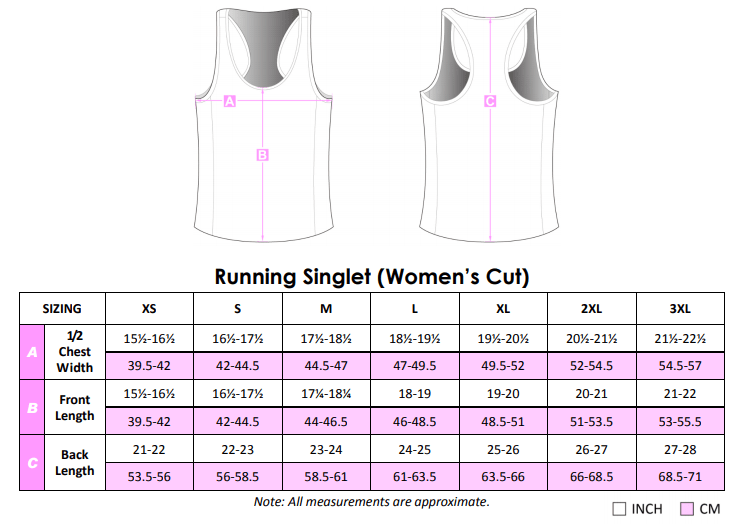 Racerback Singlet - Pretty in Pink - Stomp the Pedal