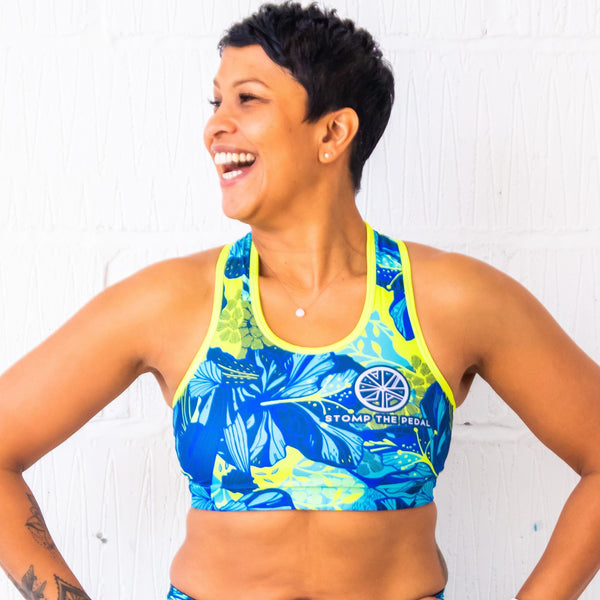 'Ohana' Sports Bra - Stomp the Pedal