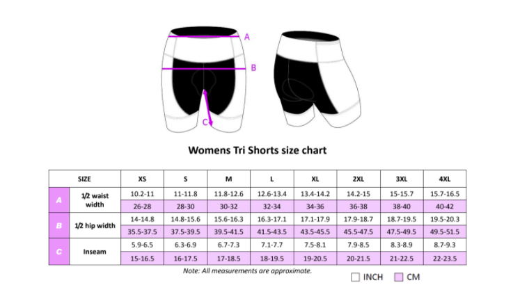 'Tickle me Pink' Tri Shorts